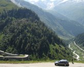 An Audi man in the Alps