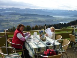 Luncheon - overlooking an more of Austria