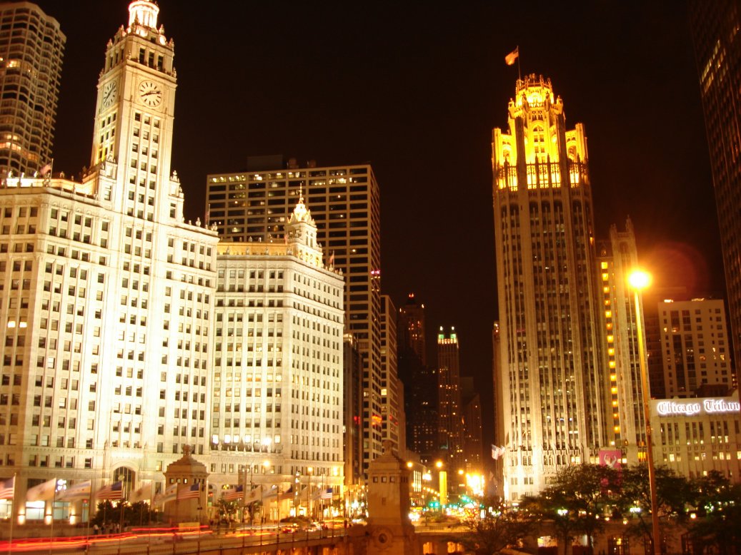 What a lovely night view of the windy city