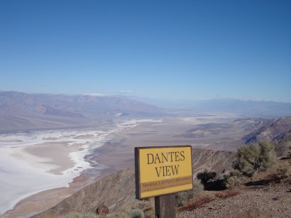200 miles away in Death Valley......looking onto the lowest point in the USA below sea level