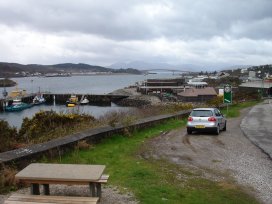 Skidding to a halt to admire the views of the Nessie like Skye Bridge