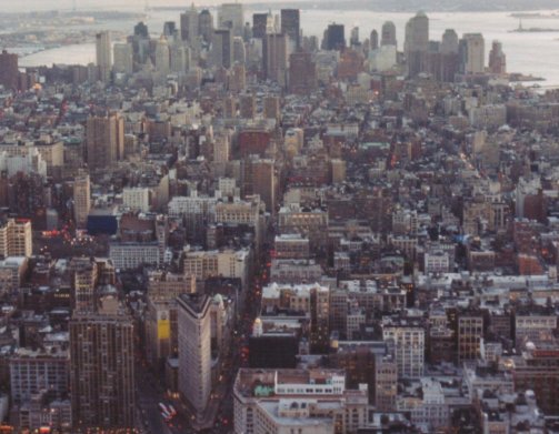 The views from the sky deck on the Empire State building are fantastic.