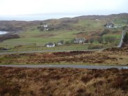 The village of Tarskavaig at the south of the island